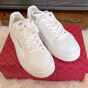 Tory Burch Ladybug Sneaker - White/Lavender - Size 7